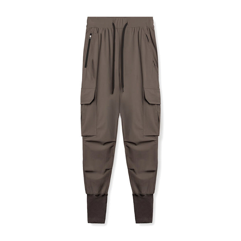 Men's Retro Tight Casual Sweatpants with Pockets